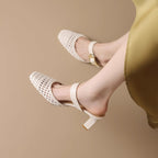2026 new autumn women's woven comfortable casual shoes