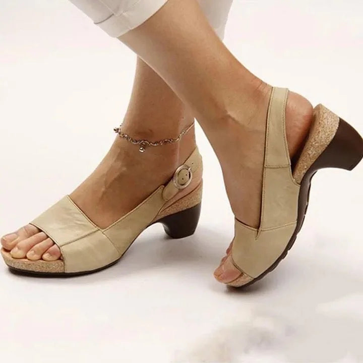 🔥Last Day Promotion 50% OFF - Women's Comfy Elegant Low Chunky Heel Shoes